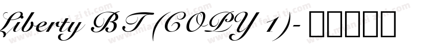 Liberty BT (COPY 1)字体转换